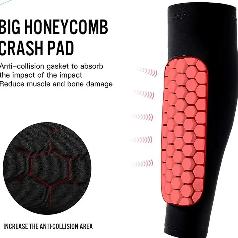 Ski Shin Pads Ski Shin Guards Socks Women Honeycomb Breathable Guards Soccer For Sports For Kids And Adults