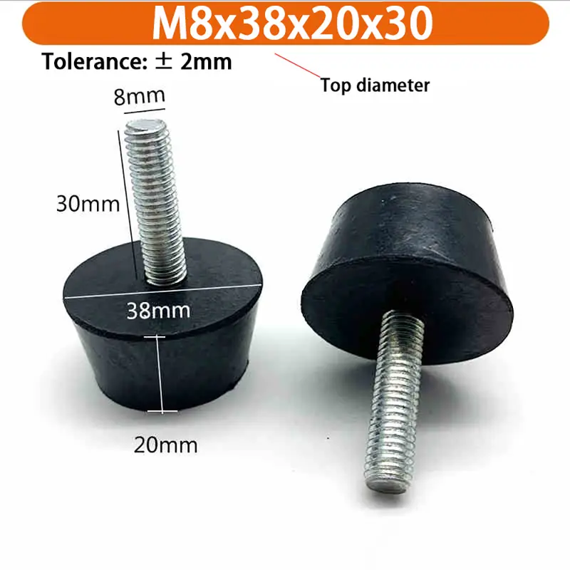 M6 M8 M10 Rubber Adjustable Feet Pad Feet Pad With Screw Table Chair Balck Leveling Foot Pad Furniture Leg Anti-shock Protection - Image 45