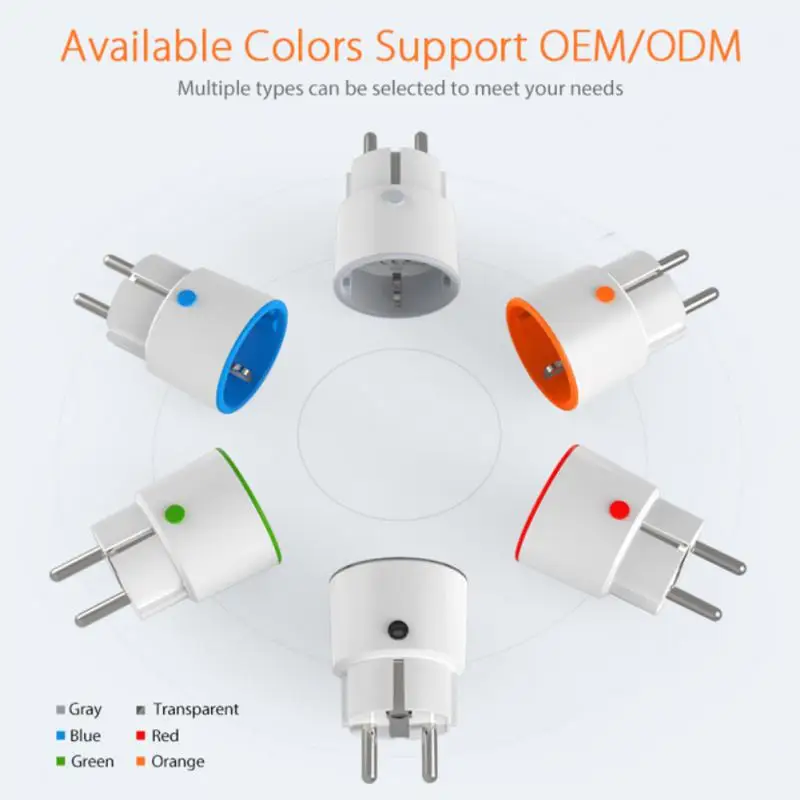 Tuya-WiFi Ʈ ÷ 16A EU Ʈ , Zigbee 3.0   Ÿ̹ Ʈ   Alexa Google Home