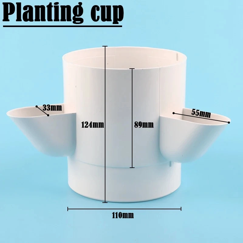 Hydroponic Growing System Mini Detachable Indoor Outdoor Home Grow Herb Vertical Garden Tower DIY Balcony Vegetables Planter