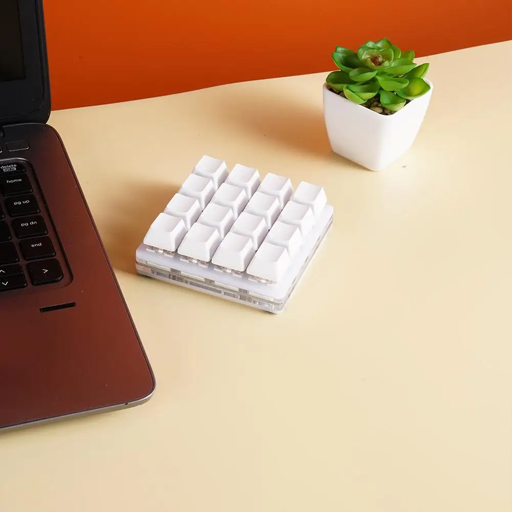 9 16 Teclas Teclado Mecânico RGB Personalização