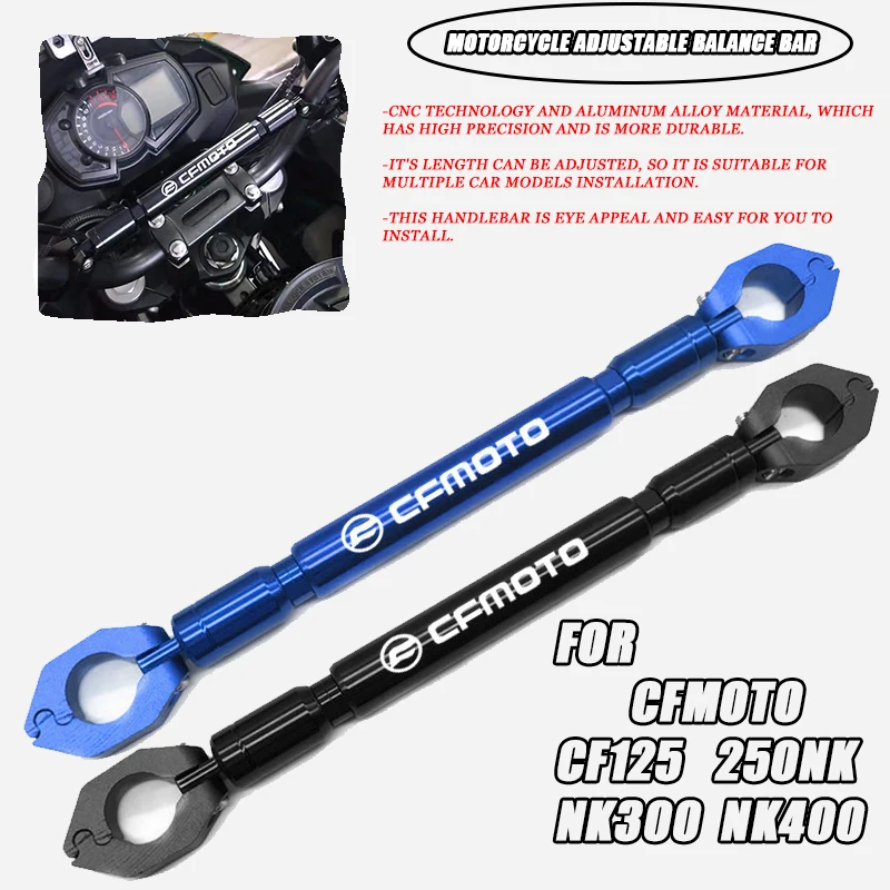 

For CFMOTO CF125 250NK NK250 NK300 NK400 650NK Motorcycle Handlebar Adjustable Balance Grips Handle Bar Steering Wheel Cross Bar