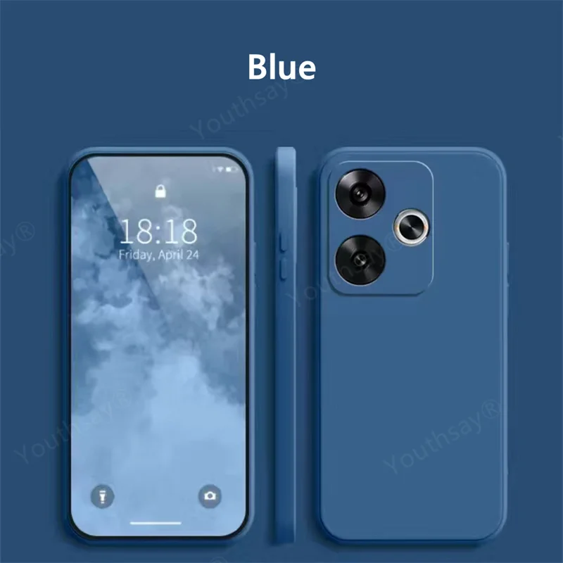 Premium Liquid Silicone Soft TPU Back Cover - Luxury Case