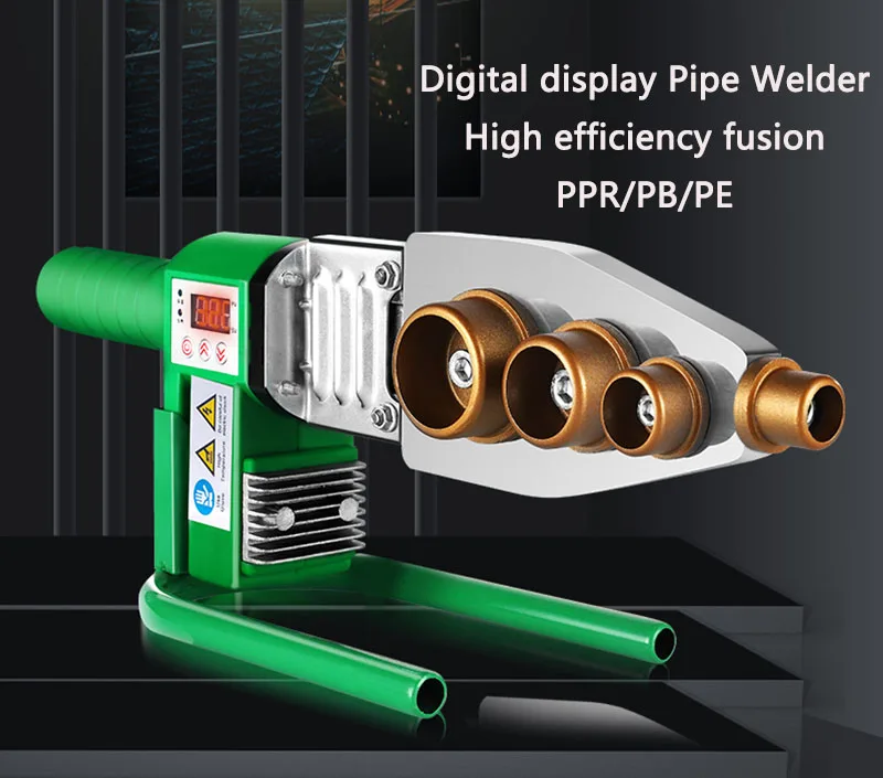 PPR PB PE pipe heating butt joint Welding machine 20-63mm Water pipe Welder Plastic  pipe Hot melt Butt Heater 120-340 ° - AliExpress
