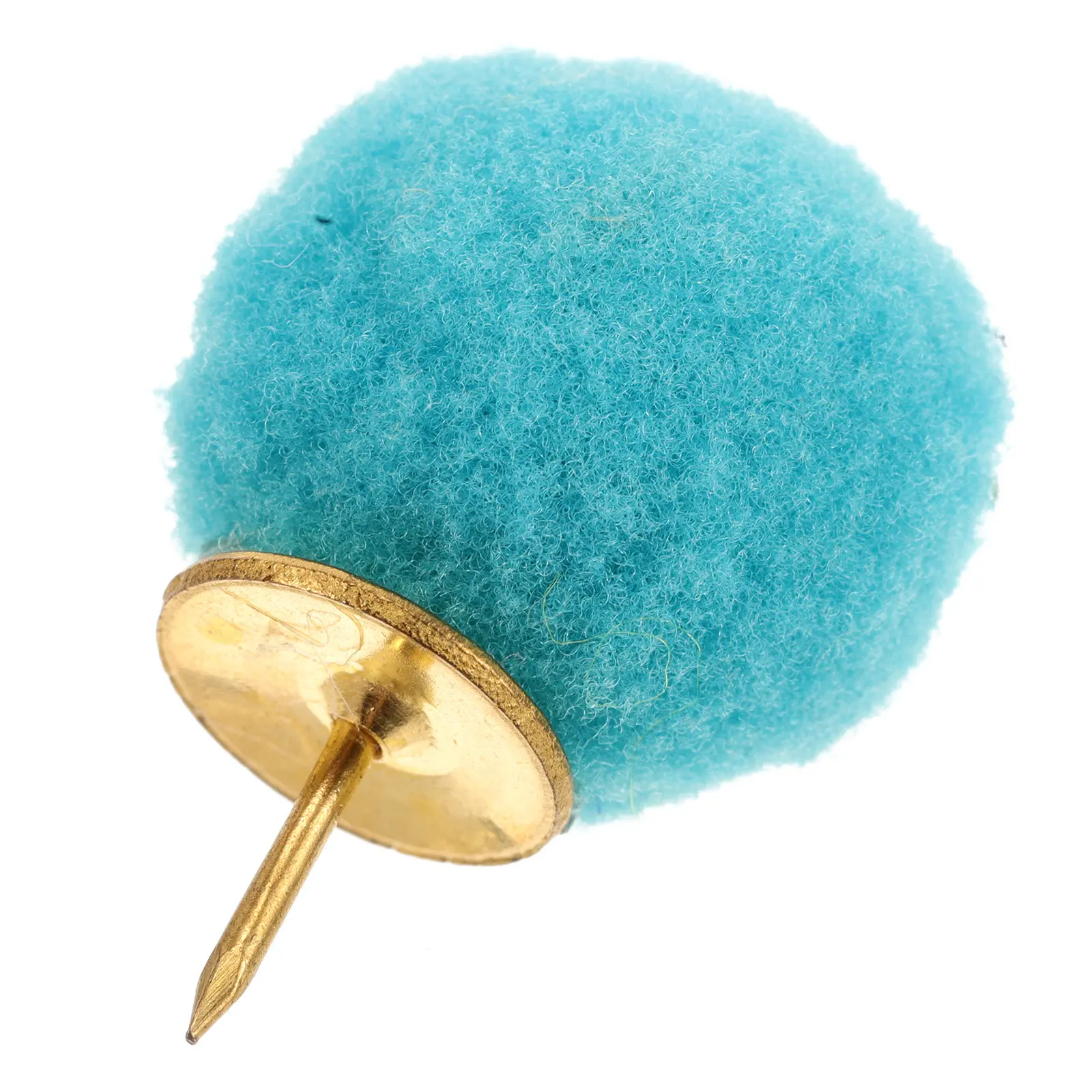 100개 다채로운 폼폼 푸시핀, 창의적인 장 압정, 메모 사진 포스터 지도 홀더 핀, 게시판 DIY 공예용