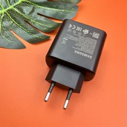 Super Fast 45W Charger | Samsung S25FE Power Adapter | EU Plug - Black EU No Box