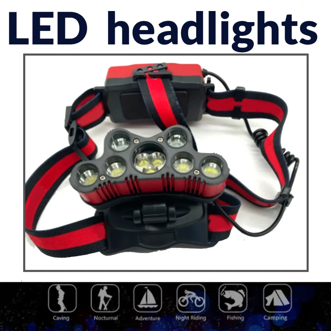 

MAYITR 1pc Ultra bright LED Head Light Portable USB Rechargeable Headlamp Flashlight For Camping Hiking