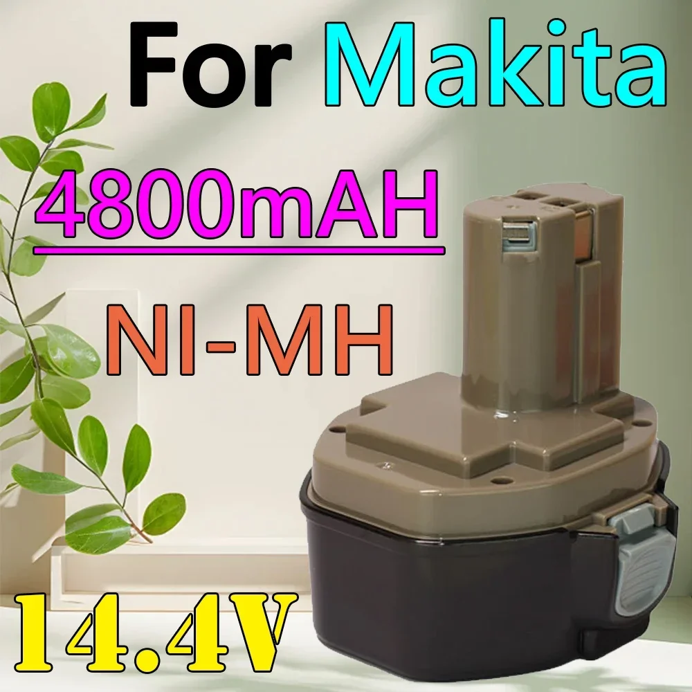 

for MAKITA 14.4V 4800mAh NI-MH Power Tool Battery 14.4V Battery for Makita PA14,1422,1420 192600-1 6281D 6280D