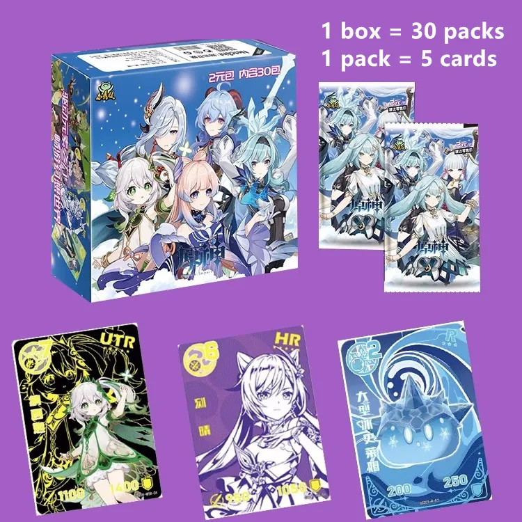 その他 Genshin Impact 30 Trading Card Set New Genshin Impact Card Concerto of Spring Card Trading