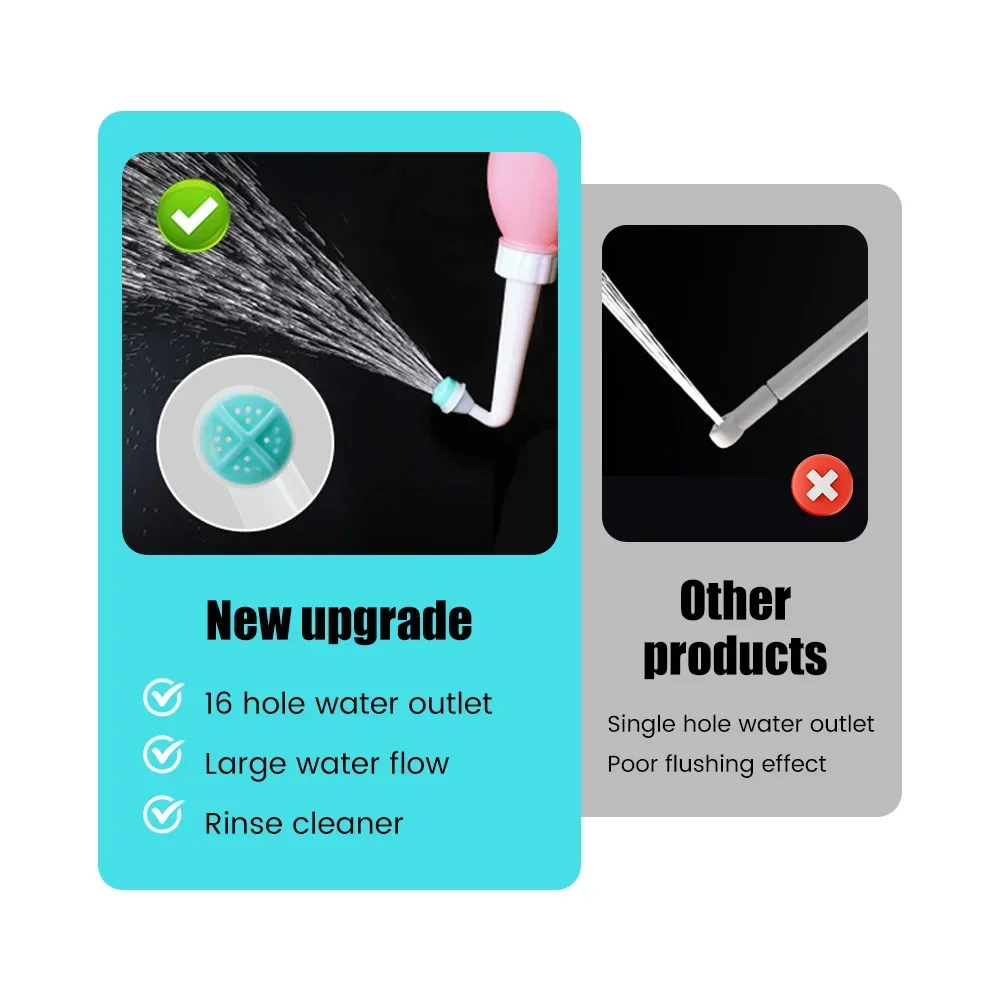 500ml Women Sprayer Personal Cleaner Hand Held Seat 500ml Toilet Bidet Tackle Hygiene Washing Travel EVA Portable Washing Bottle 3