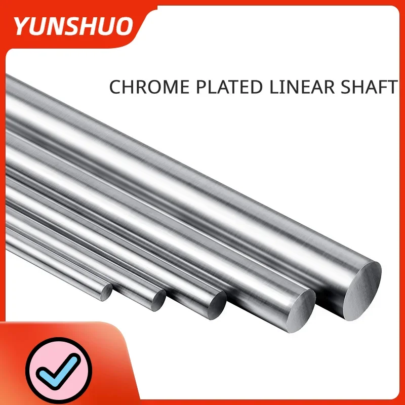 Linear Shaft Rod 2pcs Chrome Plated Hardened 6mm 8mm 10mm 12mm 16mm 20mm 25mm 400mm for 3d Printer Parts Guide Rods Axis