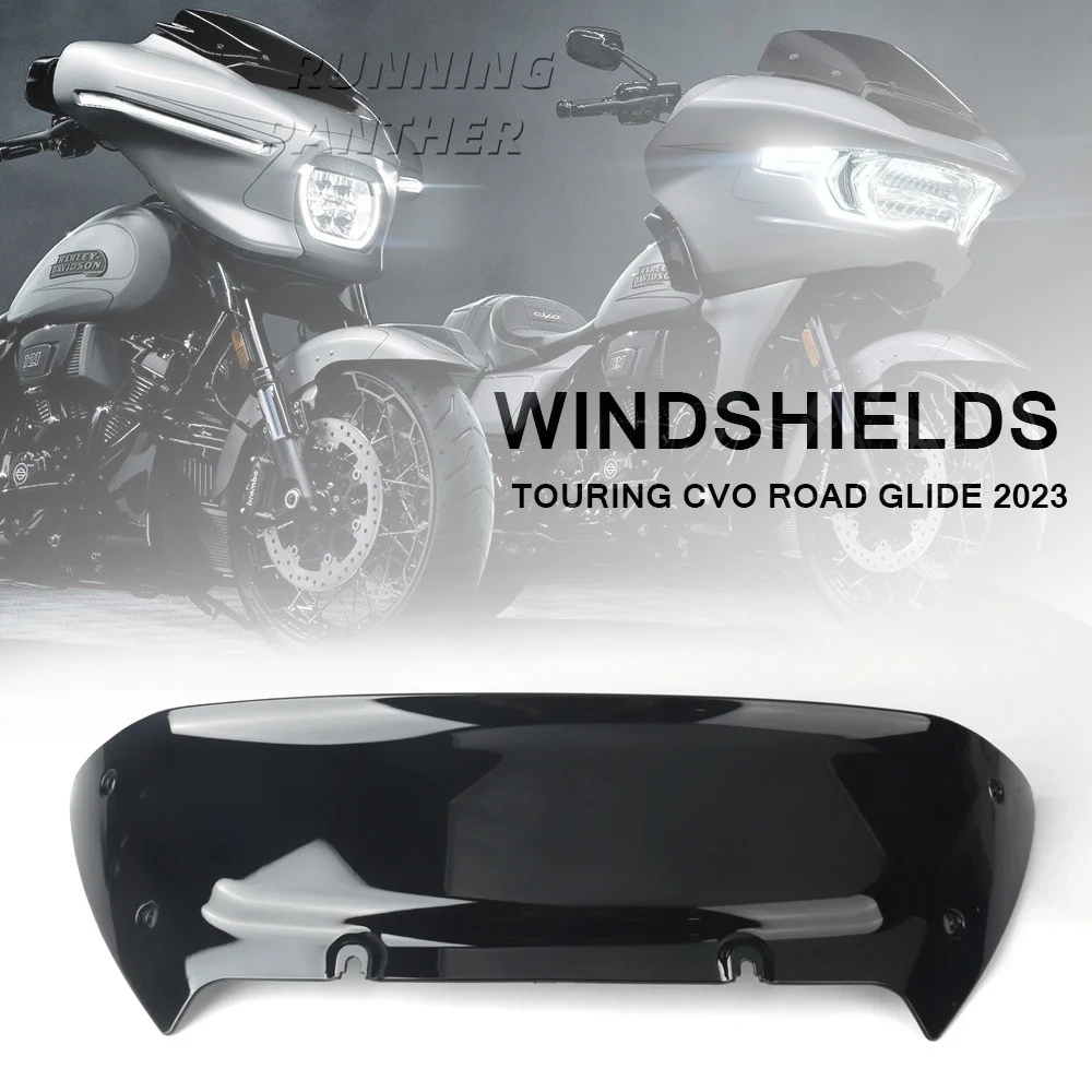 

For Harley 2023 TOURING CVO Road Glide FLTRXSE Motorcycle Accessories Front 4.5" Windshield Windscreen Fairing