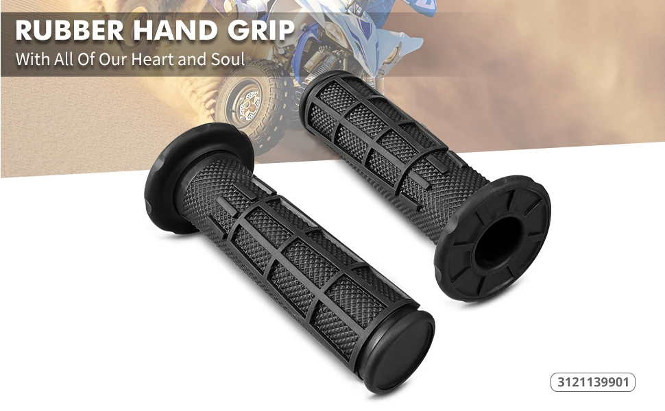 Lenkerhandgriffe 7/8 Zoll Universal für Yamaha YFZ450 Raptor 700 R Blaster 200 Banshee 350 KTM 450SX Honda Suzuki Kawasaki ATV – Detail 2