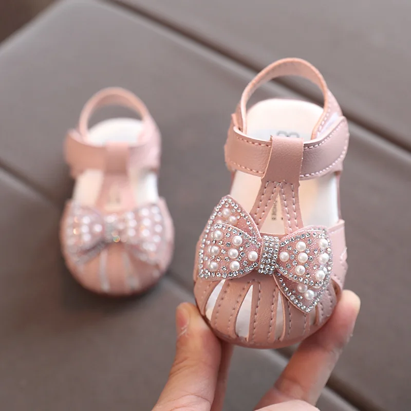 Kids Sandals Baby Sandals Summer Baby Girl Soft Bottom Bow