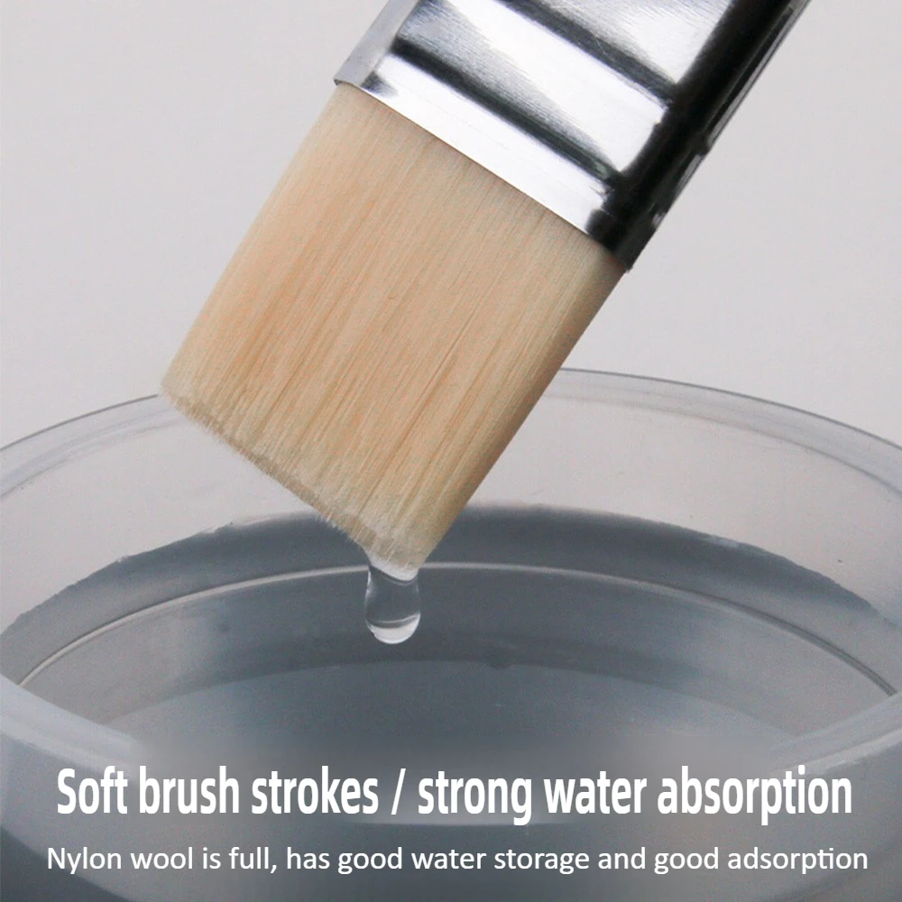 Nylon Paint Brush for Watercolor Oil Acrylic Painting