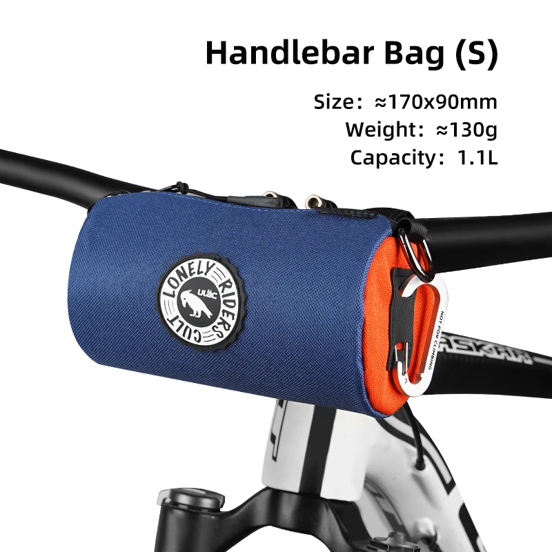 Borsa per manubrio per bicicletta Rhinowalk borsa per bici riflettente ad alta visibilà 2.4L o altri colori borsa per tubo per telaio bici da ciclismo su strada MTB  18