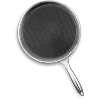HexClad Hybrid Nonstick Griddle Pan,12-Inch, Stay-Cool Handle, Dishwasher and Oven Safe, Induction Ready,Compatible All Cooktops 2