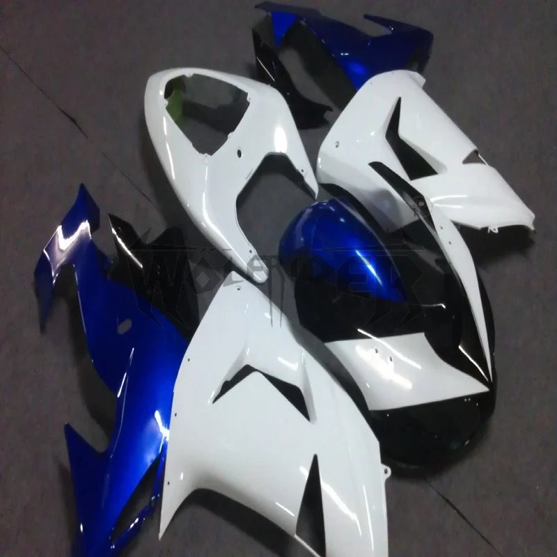

Motorcycle fairings Kit for ZX-10R 2006 2007 blue white ZX10R 06 07 ABS plastic motor Fairings kit