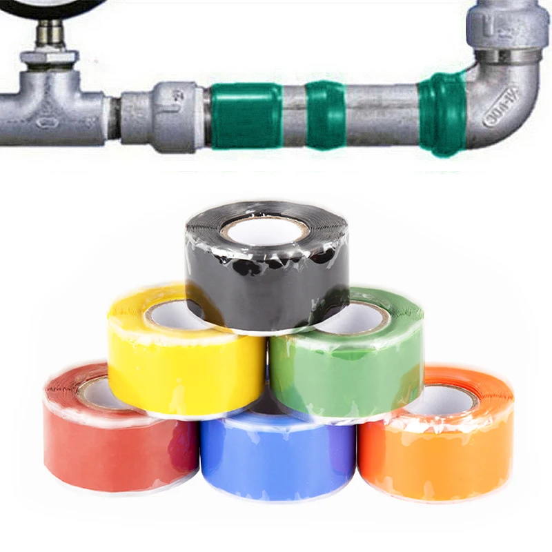 Super strong waterproof silicone adhesive duct tape for leak sealing and insulation repair
