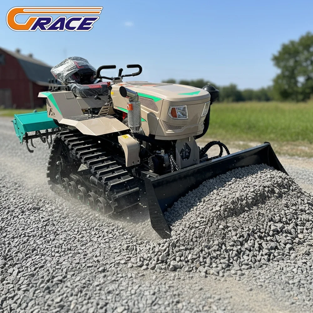 Maßgeschneiderte 2025, brandneue 35 PS Raupentraktor, robuste landwirtschaftliche Mini-Traktormaschine, CE-EPA-zertifizierter Fabrikpreis
