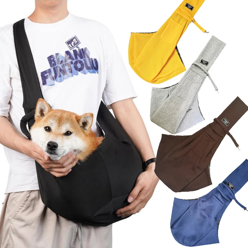 Pet Crossbody Shoulder Bag Outdoor Travel Portable Cat Puppy Sling Bag Cotton Comfortable Tote Pet Carrying Supplies pet carrier bag pet supplies pet carrying bag pet accessories pet backpack