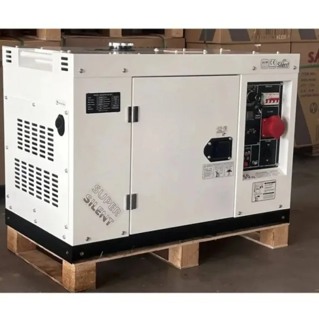 Générateur diesel marin silencieux portable YHS 10 kW, refroidissement par air, démarrage électrique, 3600 tr/min, pour bateau de petite taille, 220 V/380 V 50/60 Hz 1