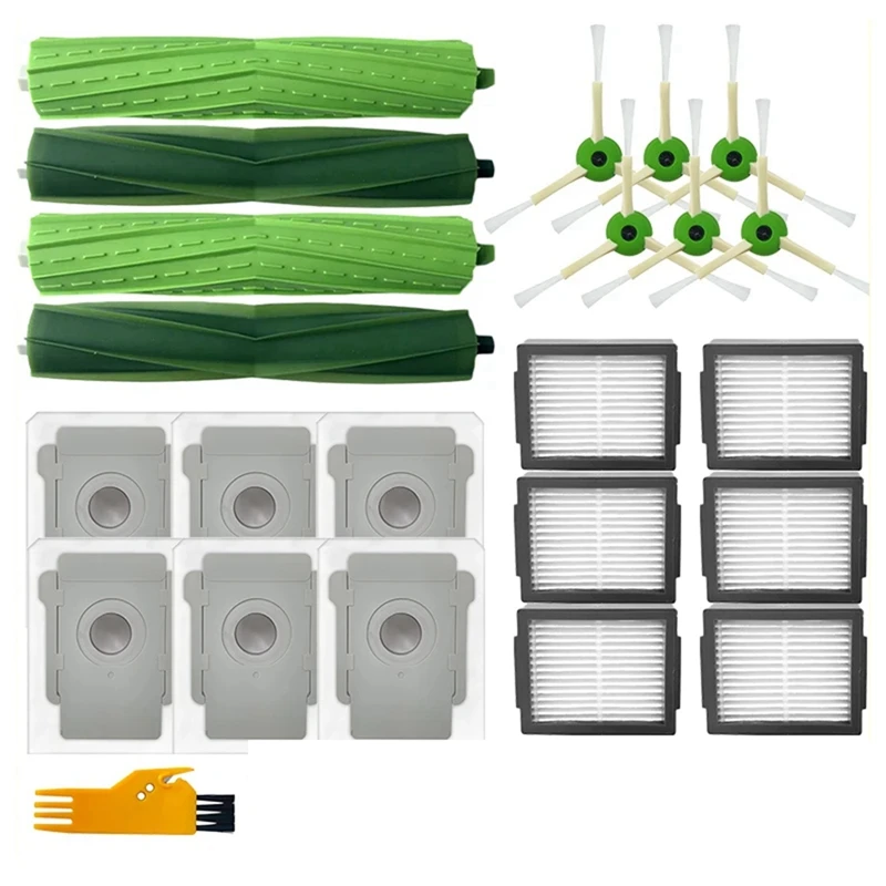 

Запчасти для робота-пылесоса Irobot Roomba I7 E5 E6, фильтр НЕРА, пылесборник, боковая щетка, запасные части