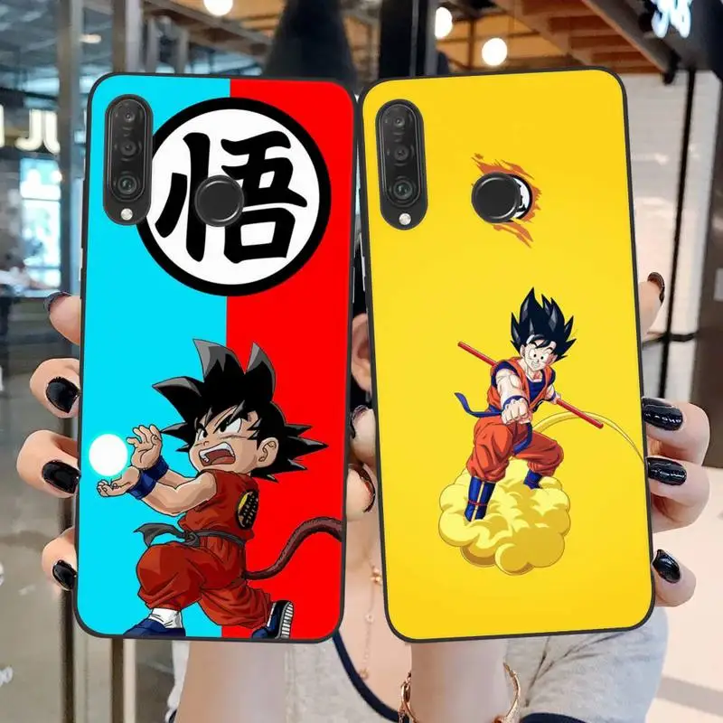 

Anime DBZ Dragon Ball Z Goku Phone Case For Huawei P20 P30 P40 P50 Lite E P Mate 50 40 30 20 Pro