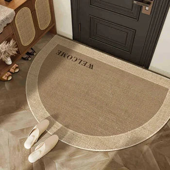 Semicircle Velvet Door Mat 1