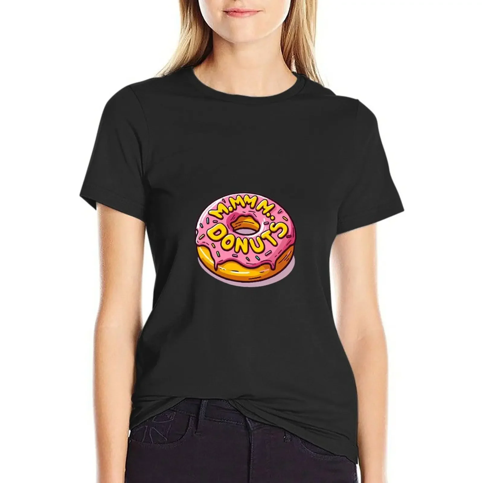 

donuts T-shirt cute clothes korean fashion tshirts woman