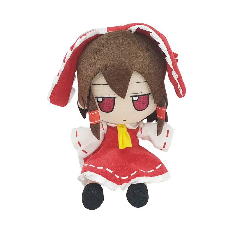 thumbnail image 1 of TouHou Project Marisa Komeiji Koishi Hakurei Reimu Hon Meirin Hata no koko Cosplay Plush Doll Stuffed Toys Pillow Xmas Gift 20cm, 1 of 5