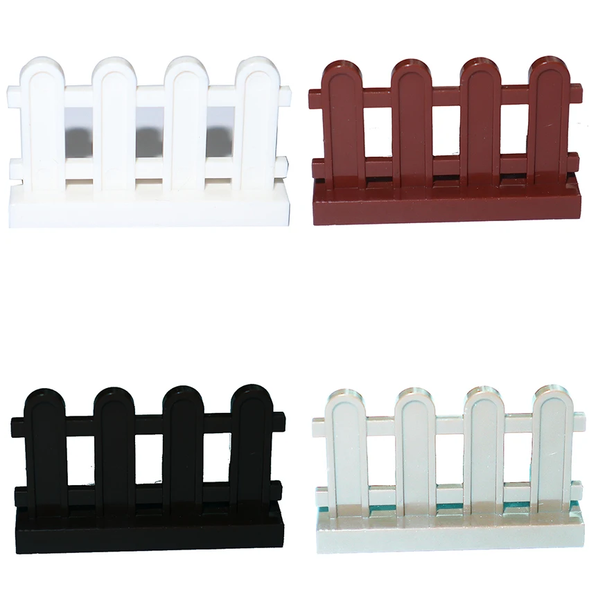 

City Accessories Building Block MOC Part Fence Railing Stair Barrier Ladder Guard Bar Castle Garden Farm Assemble Brick 33303