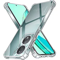 Luxury Transparent Slim TPU Phone Case - Premium Soft Back Cover for Honor 70Pro