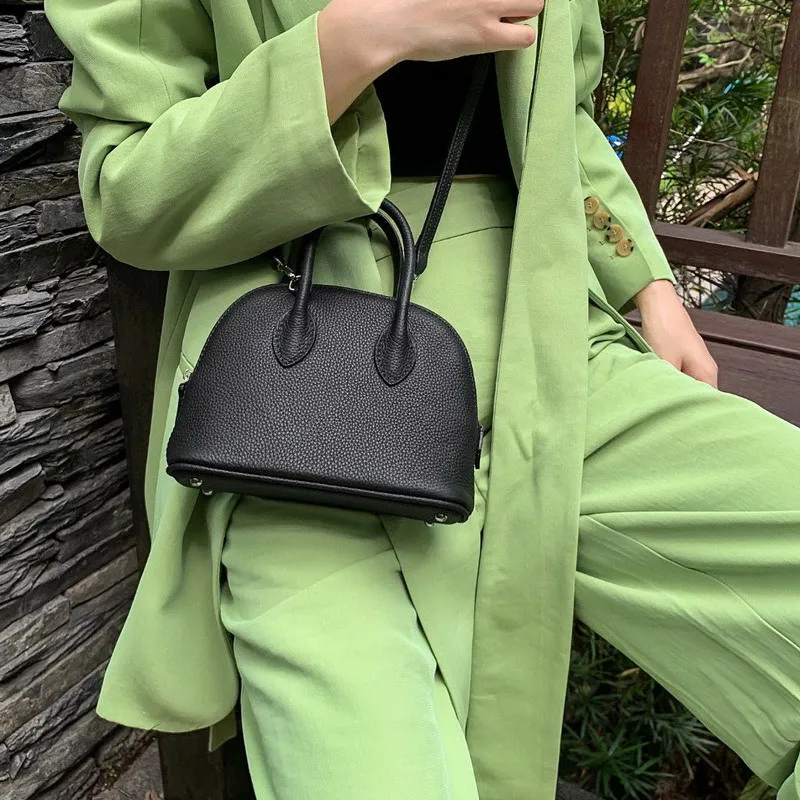 Klassische Damen Handtasche Aus Leder Als Umhängetasche Klein_voghion.com