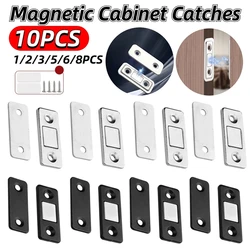 1-10PCS Magnetic Cabinet Catches Magnet Door Stops Hidden Door Closer With Screw For Closet Cupboard Furniture DIY Fitting