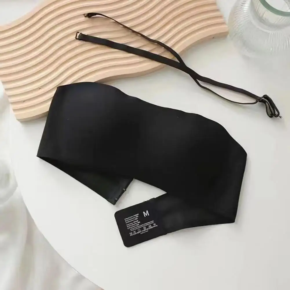 Wide Elastic Back Strap Bra Strapless Bras for Women Anti-slip Push-up  Breathable with Great Support Back Closure Tube Top - AliExpress