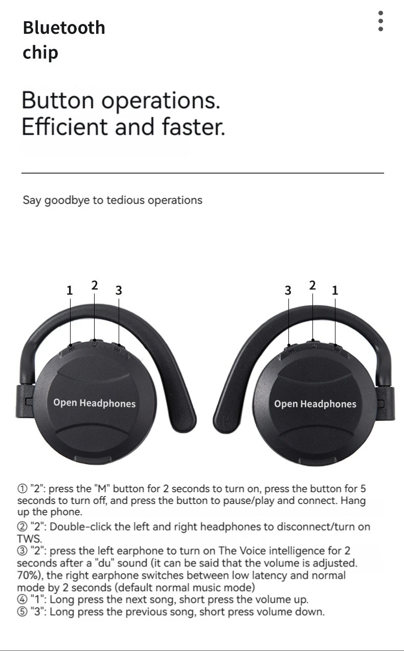 K6 TWS Sport Wireless Bluetooth Headset Running Stereo Music Universal Mini Dual Ear Hanging Headphones With Mic Noise Reduction