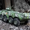 1:24 Alloy Armored Car Truck Model Diecast Toy Police Infantry Fighting Vehicles Explosion Proof Car Model Sound Light Kids Gift 1