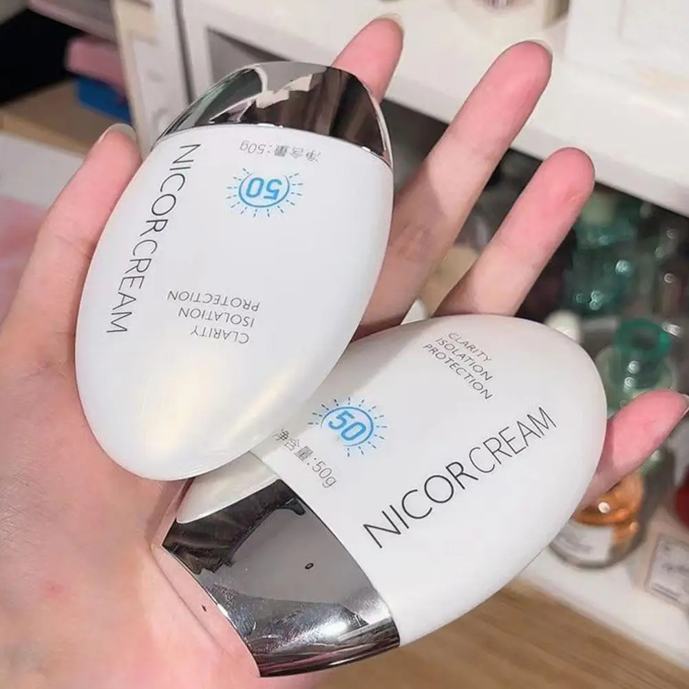 UV Sunscreen Cream SPF50 Whitening Sunblock Refreshing Sunscreen Moisturizing Anti-Aging Oil Control Reduce Skin Care