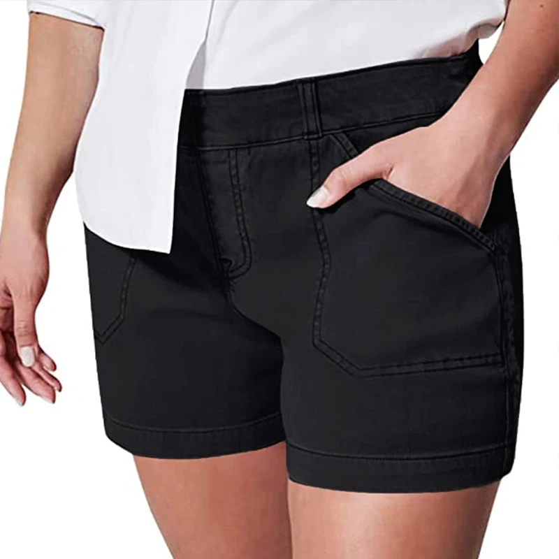 Denim Shorts Hot Girl Retro Skinny Jeans Women's Hot Pants Small High Waist Sexy A-Line Straight Shorts
