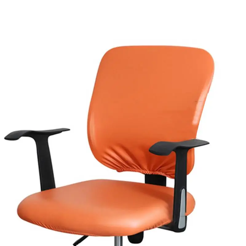 Split Chair Computer Chair Case Office Chair Cover PU Leather Waterproof Office Chair Four Seasons Hotel Use Dirt Resistant 6