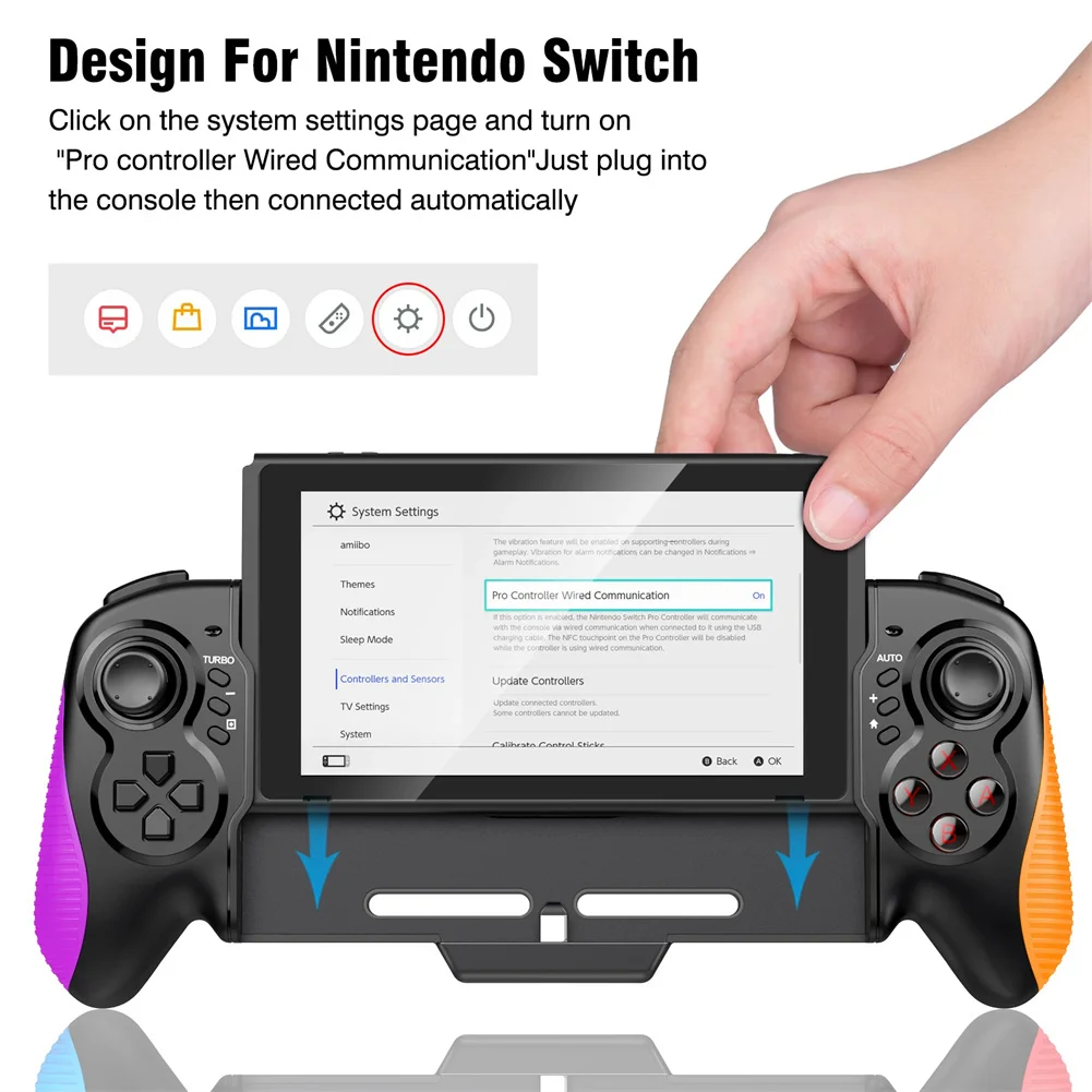 Gamepad Portatile Nintendo Switch Oled Console Motion Control Connection Pro Controller Di Gioco Per Accessori Switch