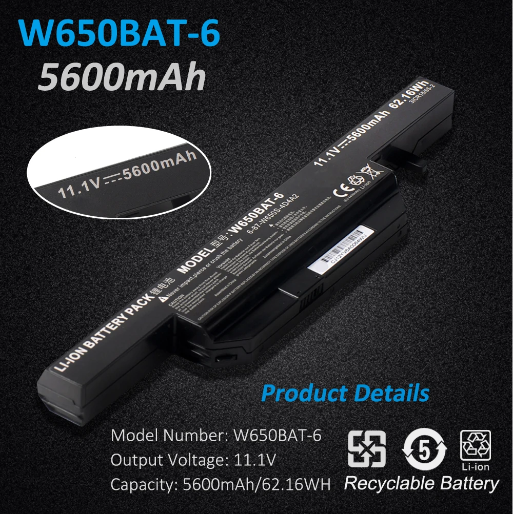Kingsener-bateria para Laptop Nova para Hasee K610c K650d K750d K570n K710c K590c K750d G150s G150tc G150mg W650s Baterias p/ laptop - Imagem 3