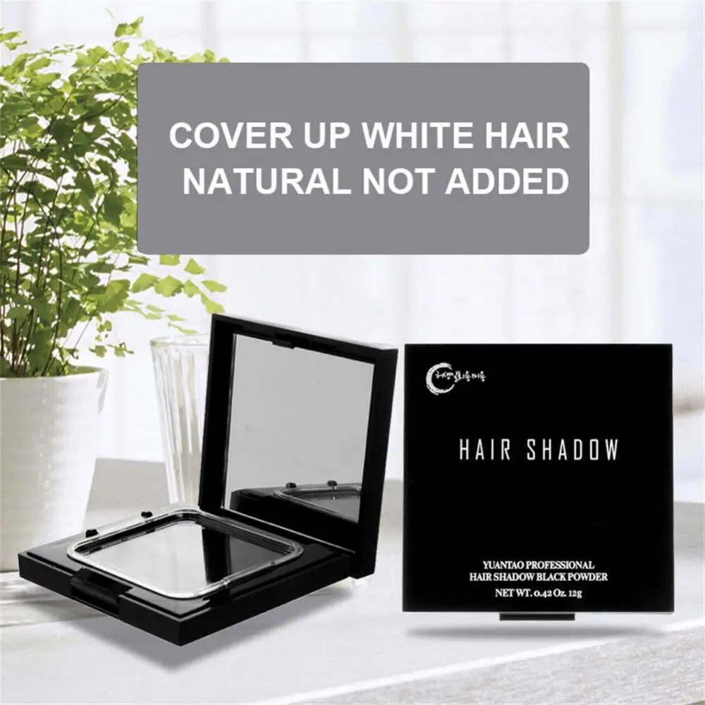 1/2PCS 12g Instantly Hairline Shadow Powder Hairline Refill Hair Powder Puff Waterproof Fluffy With Concealer Hair For