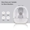 1/2PC Wearable Breast Pump Hands Free Electric Breast Pump for Breastfeeding Low Noise with 150ml Milk Collector for Home Travel 4