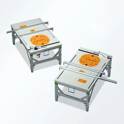 Woodworking Table Saw Portable Folding Workbench 6 In 1 Manual Tool For Carpentry Dust-free Push Table Saw 80*120CM 120*150CM