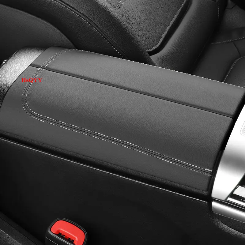 

For Mercedes Benz C GLC Class W206 X254 W254 Car Interior Center Armrest Box Console Box Storage Box Leather Trim Cover