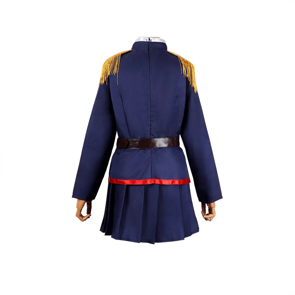 Chained Soldier: Ueman Kyoka | Blue Uniform Cosplay Costume Set 27 My Hero Academia Kyoka Jiro School Uniform Cosplay Costume
