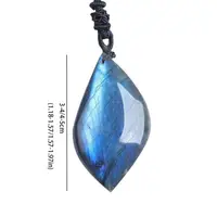 Pierre artisanale en Labradorite naturelle, pierre brute, polissage, forme géométrique, cristal, pierre d'entraînement naturelle exquise 6