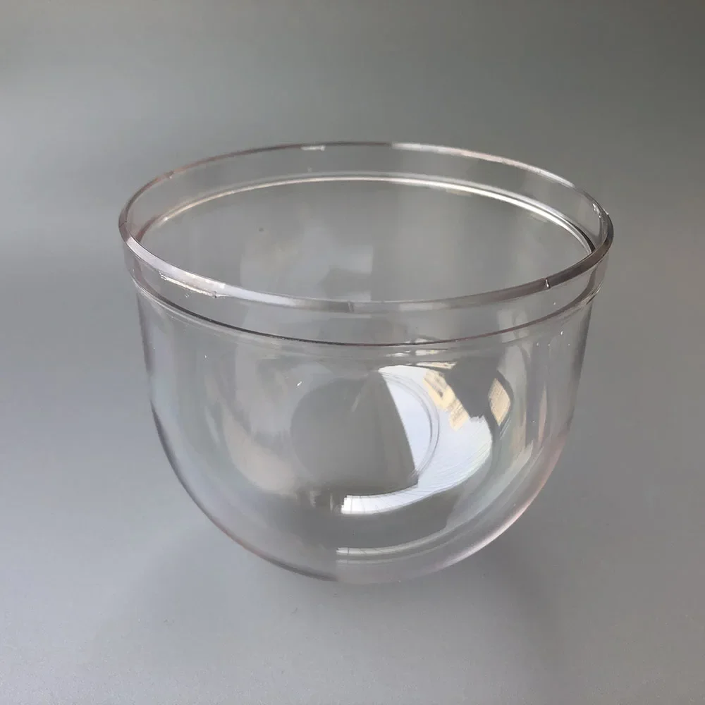86x77mm 3.38 Inch Vertical Heightened HD Transparent PC Small Cylinder Dome Cover Elevator Camera Protect Housing Polycarbonate